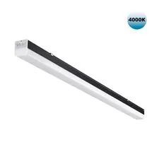 NOVOTECH 359110 OVER NT23 204 черный Светильник линейный, в комплекте прямой соединитель,крепёжные планки, сетевой кабель 2м IP20 LED 20W 4000K 100-265V BITS