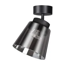 NOVOTECH 358644 OVER NT21 182 корпус черный/плафон дымчатый Светильник накладной светодиодный IP20 LED 4000K 24W 175-245V ARTIK