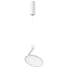 NOVOTECH 358351 OVER NT20 224 белый Светильник накладной, длина провода 1м IP20 LED 4000K 18W 85-265V HAT