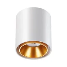 NOVOTECH 358486 OVER NT20 234 белый/золото Светильник накладной IP20 LED 4000K 10W 220V RECTE