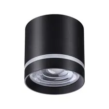 NOVOTECH 358491 OVER NT20 235 черный Светильник накладной IP20 LED 4000K 12W 220V ARUM