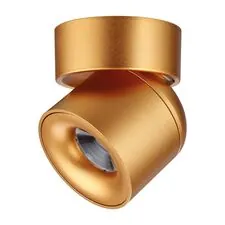 NOVOTECH 358810 OVER NT21 218 матовое золото Светильник накладной светодиодный IP20 LED 10W 850Лм 4000K 220V GESSO