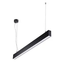 NOVOTECH 358880 OVER NT22 211 черный Светильник подвесной светодиодный (длина подвесов 1,2м) IP20 LED 4000K 30W вниз + 12W вверх 220V ITER