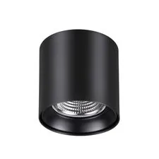 NOVOTECH 358473 OVER NT21 237 черный Светильник накладной IP20 LED 4000K 10W 200-260V RECTE