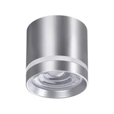 NOVOTECH 358493 OVER NT20 235 серебро Светильник накладной IP20 LED 4000K 12W 220V ARUM