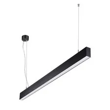 NOVOTECH 358878 OVER NT22 210 черный Светильник подвесной светодиодный (длина подвесов 1,2м) IP20 LED 4000K 40W вниз + 12W вверх 220V ITER