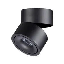 NOVOTECH 358773 OVER NT21 221 черный Светильник накладной светодиодный IP20 LED 15W 4000K 1300Лм 100-265V GRODA