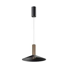 NOVOTECH 358985 OVER NT22 199 бронза светлая/черный Светильник светодиодный накладной, провод 2м IP20 LED 4000K 15W 220V ALBA