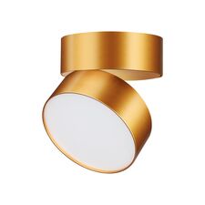 NOVOTECH 358751 OVER NT21 216 матовое золото Светильник накладной светодиодный IP20 LED 24W 4000K 2100Лм 100-265V PROMETA