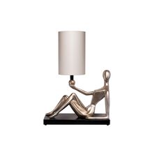 Garda Decor ART-4441-LM1 Лампа настольная плафон бежевый 46*25*66см, 220В