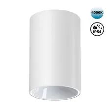 NOVOTECH 359417 OVER NT24 000 белый Светильник накладной влагозащищённый IP54 LED 10W 170-265V 4000К 830Лм RECTE