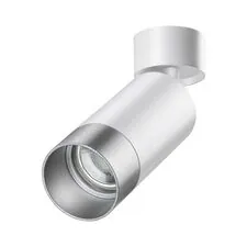 NOVOTECH 370870 OVER NT22 252 белый/серебро Светильник накладной IP20 GU10 9W 220V SLIM