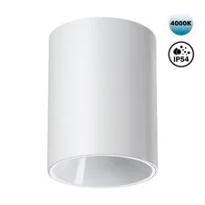 NOVOTECH 359421 OVER NT24 000 белый Светильник накладной влагозащищённый IP54 LED 15W 170-265V 4000К 1350Лм RECTE