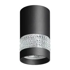 NOVOTECH 370729 OVER NT21 255 черный Светильник накладной IP20 GU10 9W 235V ELINA