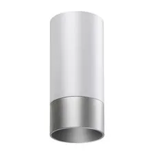 NOVOTECH 370866 OVER NT22 252 белый/серебро Светильник накладной IP20 GU10 9W 220V SLIM