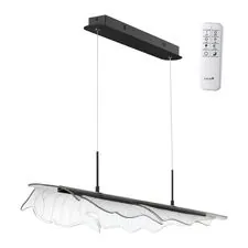 NOVOTECH 359323 OVER NT24 000 черный Светильник подвесной диммируемый, в комплекте пульт ДУ IP20 LED 36W 220-240V 3000К~6000К 3500Лм FOGLIO