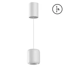 NOVOTECH 359437 OVER NT24 000 белый Светильник подвесной с механизмом регулировки высоты, провод 2м IP20 LED 10W 220-240V 3000K 650Лм LISSE