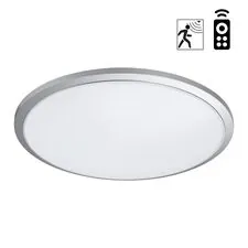 NOVOTECH 359210 OVER NT23 326 серый Светильник накладной влагозащищ. диммир. с датчиком движения (пульт ДУ в комплекте) IP43 LED 36W 170-265V 3240Лм 3000-6000К