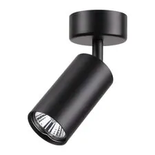 NOVOTECH 370417 OVER NT19 259 черный Накладной светильник IP20 GU10 50W 220V PIPE