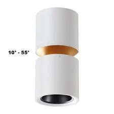NOVOTECH 359337 OVER NT24 000 белый Светильник накладной светодиодный IP20 LED 10W/3W 3000K 1090Лм 170-265V ARISTO