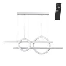 NOVOTECH 359182 OVER NT23 164 белый Светильник подвесной диммируемый, в комплекте пульт ДУ IP20 LED 4000К 116W 220V ONDO