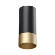 NOVOTECH 370867 OVER NT22 252 черный/золото Светильник накладной IP20 GU10 9W 220V SLIM
