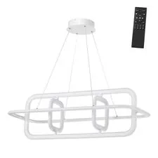 NOVOTECH 359176 OVER NT23 161 белый Светильник подвесной диммируемый, в комплекте пульт ДУ IP20 LED 4000К 185W 220V ONDO