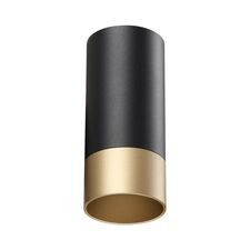 NOVOTECH 370867 OVER NT22 252 черный/золото Светильник накладной IP20 GU10 9W 220V SLIM