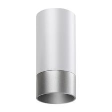 NOVOTECH 370866 OVER NT22 252 белый/серебро Светильник накладной IP20 GU10 9W 220V SLIM