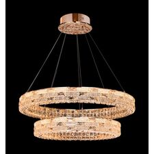 Fluorite FL1051-20P Люстра подвесная Festo Gold