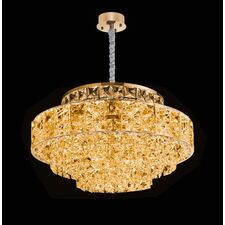 Fluorite FL1060-16P Люстра подвесная Majeste Gold