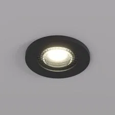 Denkirs DK2030-BK Встраиваемый светильник, IP 20, 50 Вт, GU10, черный, алюминий