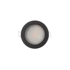 Denkirs DK3012-BK Встраиваемый светильник влагозащ., IP 44, 50 Вт, GU10, черный, алюминий