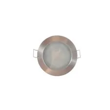Denkirs DK3012-AL Встраиваемый светильник влагозащ., IP 44, 50 Вт, GU10, серый, алюминий