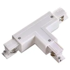 NOVOTECH 135054 PORT NT19 137 белый Соединитель "Т" правый внешний с токопроводом для трехфазного шинопровода