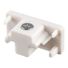 NOVOTECH 135016 PORT NT18 099 белый Заглушка торцевая для однофазного трехжильного шинопровода IP20