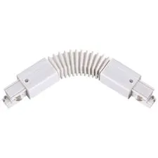 NOVOTECH 135066 PORT NT19 137 белый Соединитель гибкий с токопроводом для трехфазного шинопровода IP20 220V