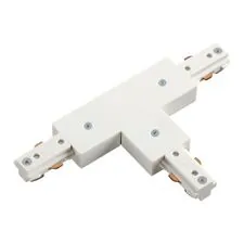 NOVOTECH 135010 PORT NT18 099 белый Соединитель с токопроводом T-образный для однофазного трехжильного шинопровода