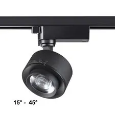 NOVOTECH 358942 PORT NT22 106 черный Светильник трековый однофазный трехжильный IP20 LED 4000К 15W 220V EDDY