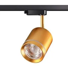 NOVOTECH 358804 PORT NT21 119 матовое золото Светильник трековый однофазный трехжильный IP20 LED 15W 1300Лм 4000K 85-265V ARUM