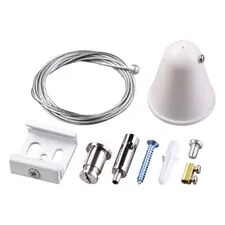 NOVOTECH 135070 PORT NT19 137 белый Подвесной комплект с 2-х метровым тросом IP20