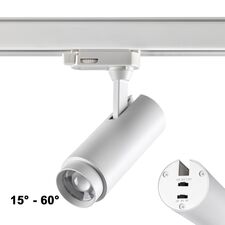 NOVOTECH 359030 PORT NT23 146 белый Трехфазный трековый светильник с переключателем цветовой температуры и мощности IP20 LED 3000К\4000К\6000К 5W/9W/13W 220V N
