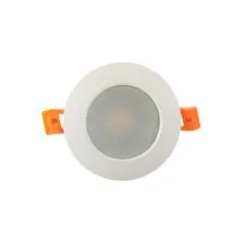 Denkirs DK3016-WH Встраиваемый светильник влагозащ., IP 65, 50 Вт, GU10, белый, алюминий