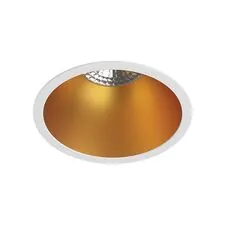 Denkirs DK3026-WG Встраиваемый светильник, IP 20, 10 Вт, GU5.3, LED, белый/золотой, пластик