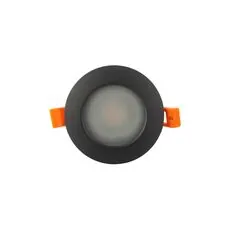 Denkirs DK3016-BK Встраиваемый светильник влагозащ., IP 65, 50 Вт, GU10, черный, алюминий