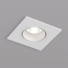 Denkirs DK3071-WH Встраиваемый светильник, IP 20, 10 Вт, GU5.3, LED, белый/белый, пластик