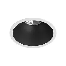 Denkirs DK3026-WB Встраиваемый светильник, IP 20, 10 Вт, GU5.3, LED, белый/черный, пластик