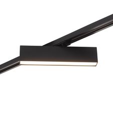 Denkirs DK6430-BK Трековый светильник IP 20, 10 Вт, LED 3000, черный, алюминий