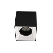 Denkirs DK3080-BW+BK Светильник накладной IP 20, 10 Вт, GU5.3, LED, черно-белый/черный, пластик