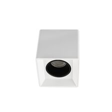 Denkirs DK3080-WH+BK Светильник накладной IP 20, 10 Вт, GU5.3, LED, белый/черный, пластик